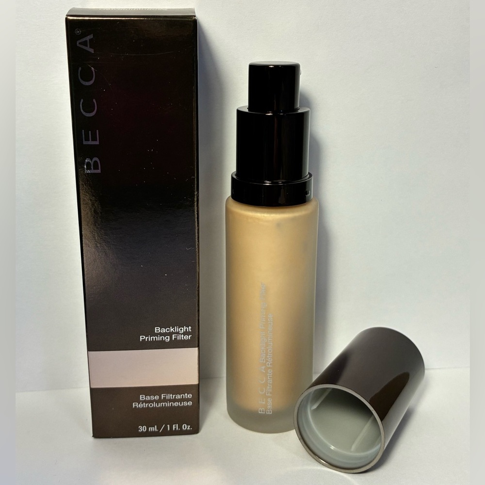 Becca Backlight Priming Filter Full Size 1 fl oz RARE New in Box DISCONTINUED